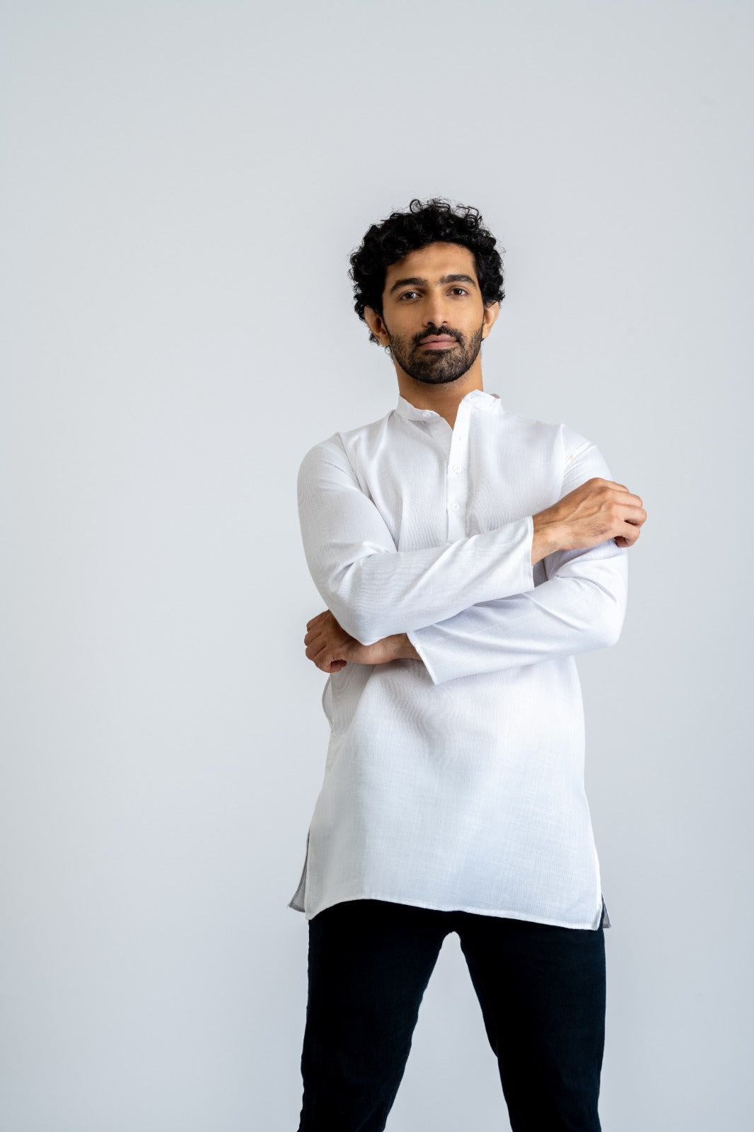 LN._White short kurta_