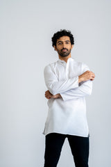 LN._White short kurta_