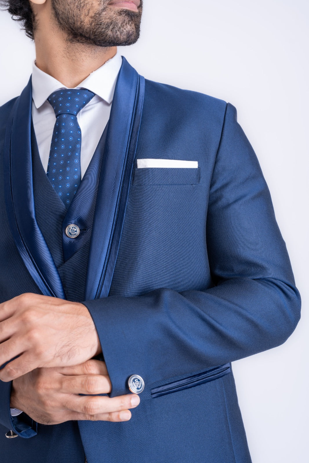 Formal Men's Royal Blue Suit