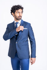 Formal Men's Royal Blue Suit